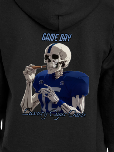 Blue Football Team Hoodie