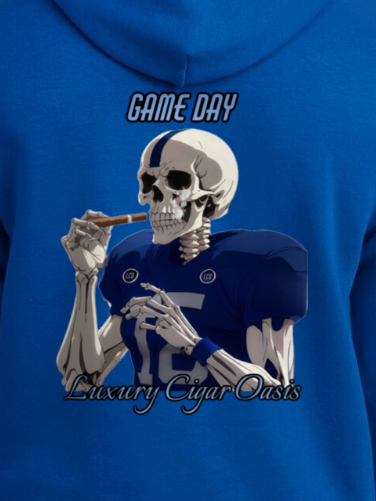 Blue Football Team Hoodie