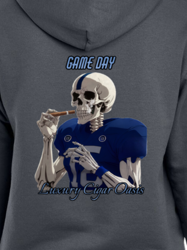 Blue Football Team Hoodie