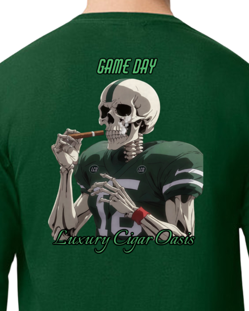 Green Football Team Long Sleeve